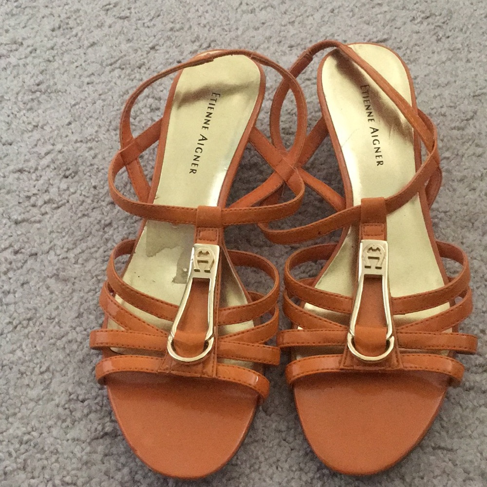 Orange Sandals